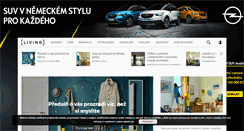 Desktop Screenshot of living.cz